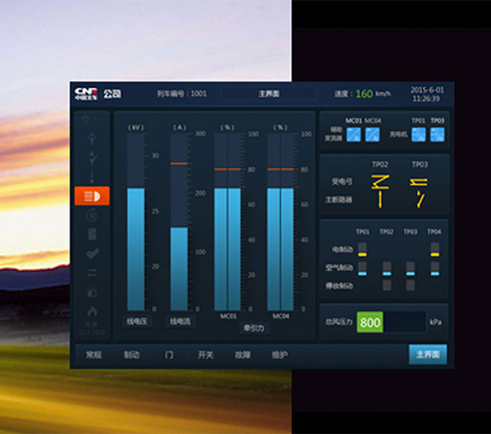中國中車監(jiān)控顯示屏界面設(shè)計(jì)及QT、Codesys、Fltk開發(fā)